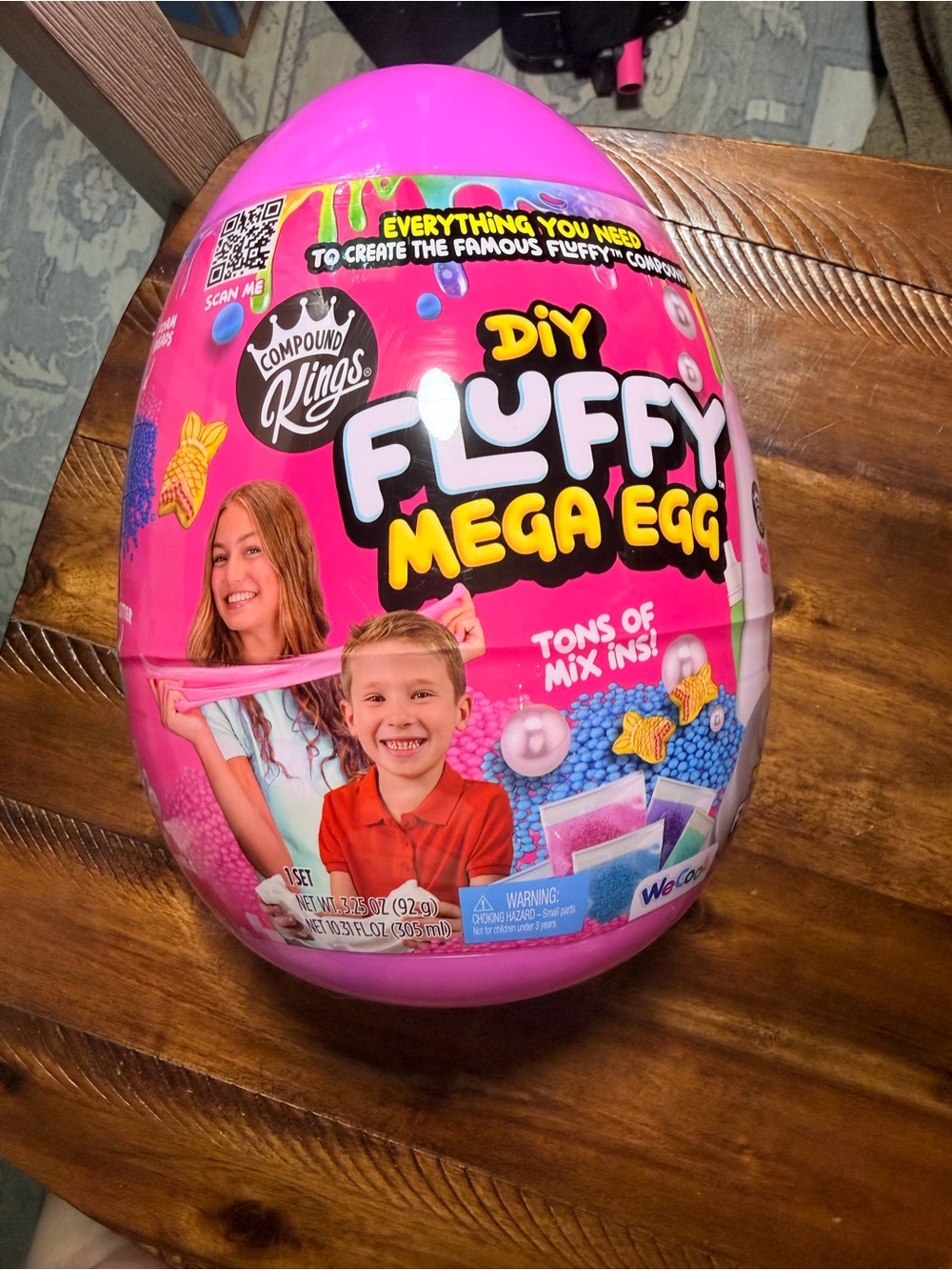 DIY Fluffy Mega Egg - Sensory Kit for Kids